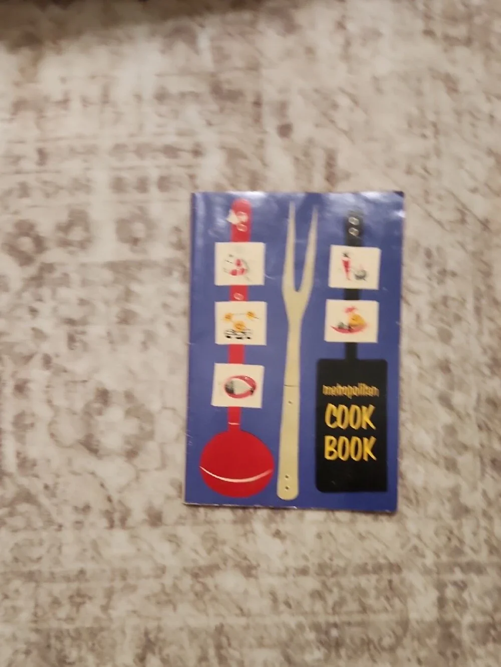 Busy Lady Bake-Off Recipes Cookbook - White & Blue